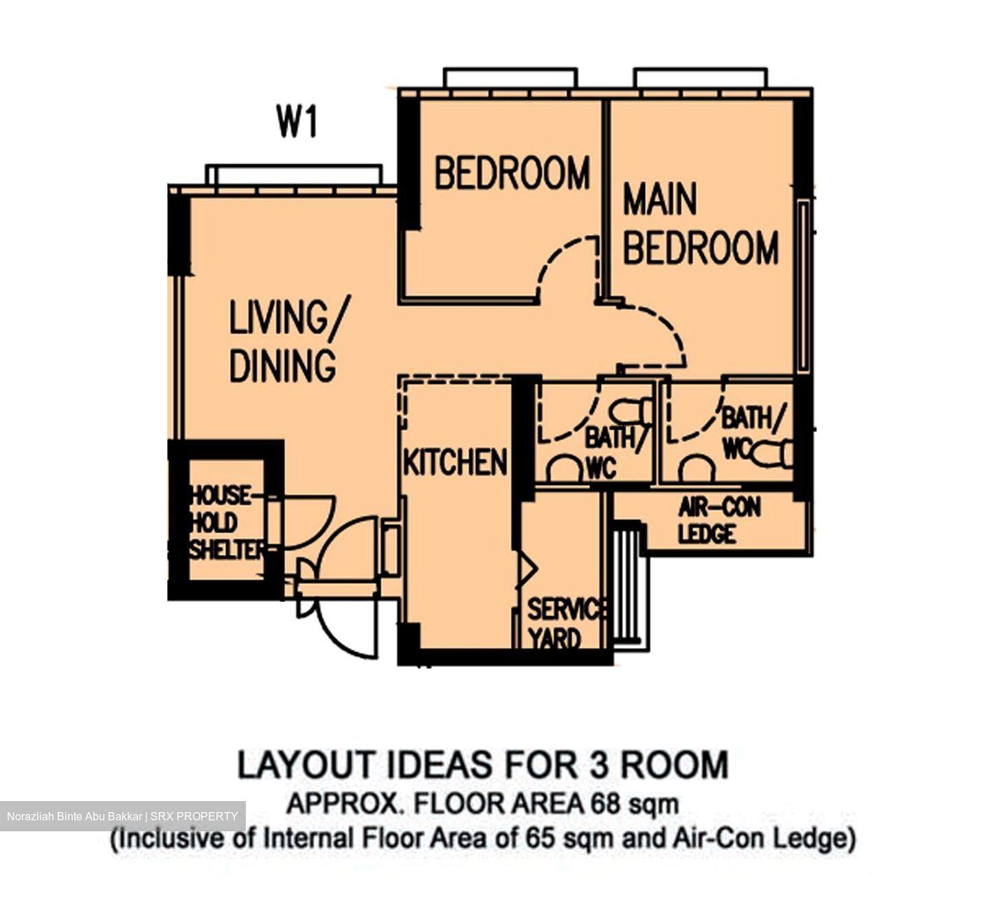 Blk 234A Matilda Court (Punggol), HDB 3 Rooms #465135601